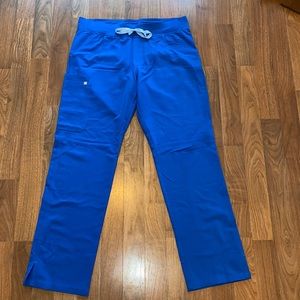 FIGS Royal Blue Kade Cargo Scrub Pant